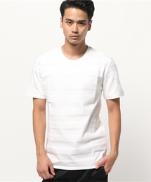 KATHARINE HAMNETT LONDON  | LINKS JACQUARD BORDER SHORT / リンクスジャガードボーダーショート(Tシャツ/カットソー)