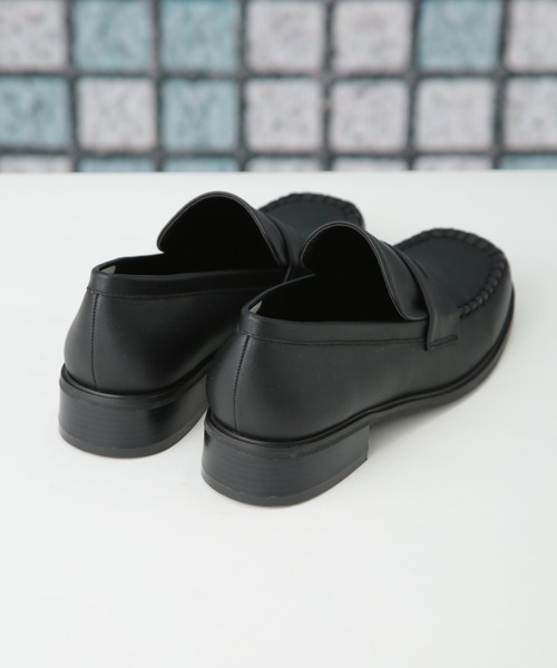 NANO universe（ナノユニバース）の「コインローファー（ローファー・レディース・ブラック・38/36/37）」の3枚目の写真