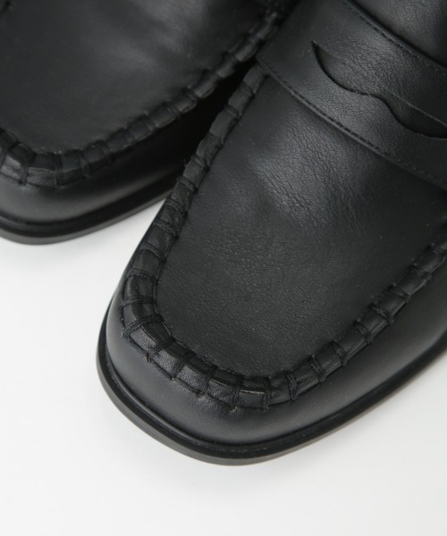 NANO universe（ナノユニバース）の「コインローファー（ローファー・レディース・ブラック・38/36/37）」の4枚目の写真