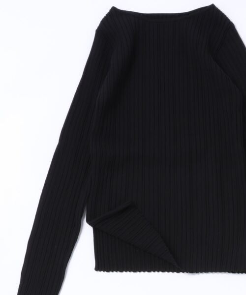 Doux archives（ドゥアルシーヴ）の「マルチリブニット（ニット/セーター・レディース・アイボリー/グレイッシュベージュ/ブラック・FREE）」の5枚目の写真