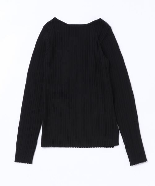 Doux archives（ドゥアルシーヴ）の「マルチリブニット（ニット/セーター・レディース・アイボリー/グレイッシュベージュ/ブラック・FREE）」の16枚目の写真