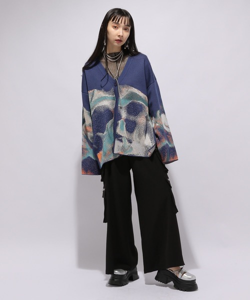 【限定セール！】 HARE（ハレ）の「ニュアンスミドルニットVネックカーディガン トップス