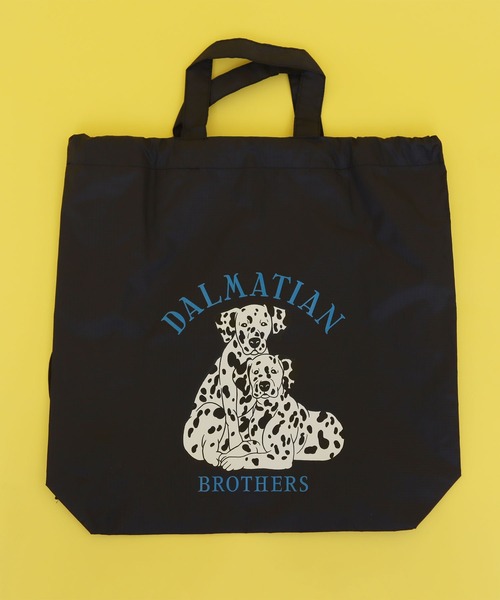 didizizi（ディディジジ）の「アニマルプリント　ナップサック（トートバッグ・レディース・ネイビー/ブラック/カーキ・FREE）」の3枚目の写真