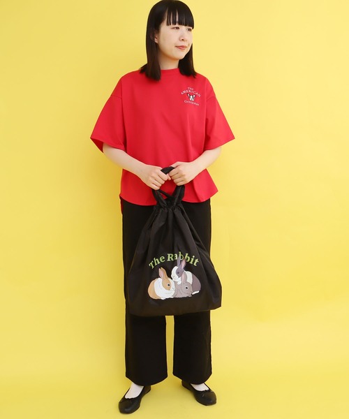 didizizi（ディディジジ）の「アニマルプリント　ナップサック（トートバッグ・レディース・ネイビー/ブラック/カーキ・FREE）」の12枚目の写真