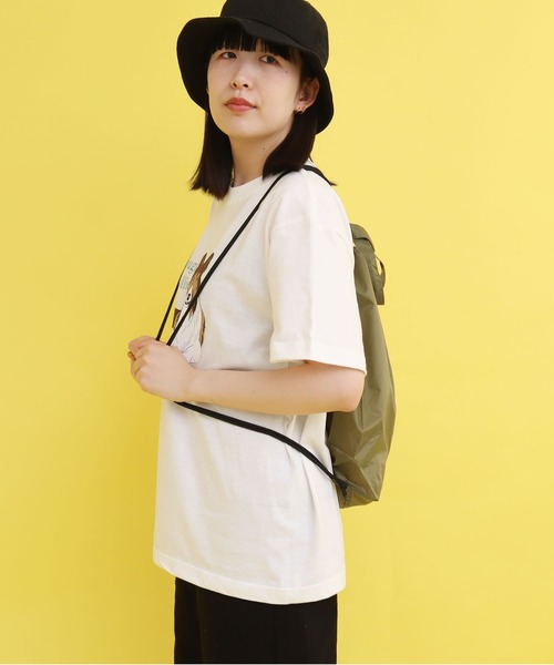 didizizi（ディディジジ）の「アニマルプリント　ナップサック（トートバッグ・レディース・ネイビー/ブラック/カーキ・FREE）」の17枚目の写真