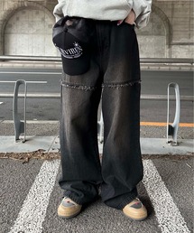 切り替えオーバーダイデニム