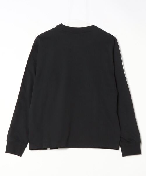 adidas（アディダス）の「アディダス adidas W ESS+ 3ST LS Tシャツ（Tシャツ/カットソー・レディース・ライトベージュ/ブラック/ライトグレー/ホワイト・S/M/L/XL）」の5枚目の写真