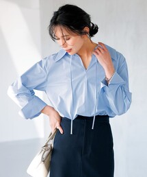 スキッパーロングシャツ
