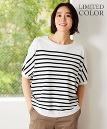 美品！¥18920 自由区！クレープストレッチプルオーバー ニット！ピスタチオ色 接触冷感・UVカット・SHIHOさん着用・WEB限定カラーあり