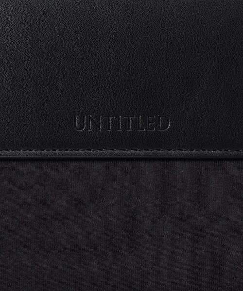 UNTITLED（アンタイトル）の「◆フレキシブルトート（トートバッグ・レディース・ブラック/ライトベージュ・99）」の8枚目の写真