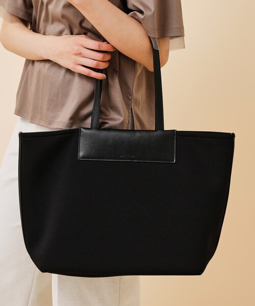 UNTITLED（アンタイトル）の「◆フレキシブルトート（トートバッグ・レディース・ブラック/ライトベージュ・99）」の3枚目の写真