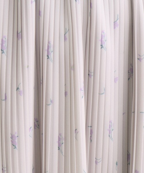 couture brooch（クチュールブローチ）の「◆花柄プリーツスカート（スカート・レディース・ブラック系/ベージュ系その他4/アイボリー系・36/38/40/42）」の17枚目の写真