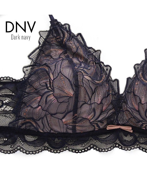 mignon la vie a duex(ミニヨン ラヴィアドゥ)の「【Le petale/ルペタル】ブラレット 単品(ブラジャー・レディース・ピンク/ライトグリーン/ダークネイビー・LL/L/M)」の12枚目の写真