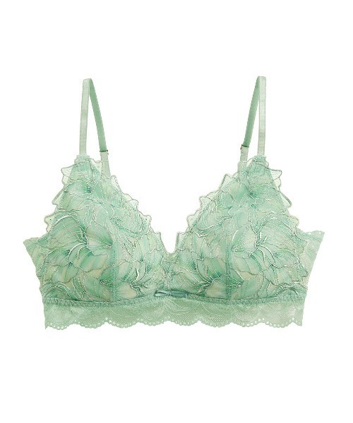 mignon la vie a duex(ミニヨン ラヴィアドゥ)の「【Le petale/ルペタル】ブラレット 単品(ブラジャー・レディース・ピンク/ライトグリーン/ダークネイビー・LL/L/M)」の14枚目の写真