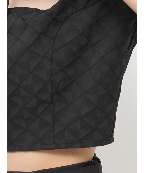 EATME（イートミー）の「ギャザーデコルテブラウス（シャツ/ブラウス・レディース・ブラック/オフホワイト・FREE）」の13枚目の写真