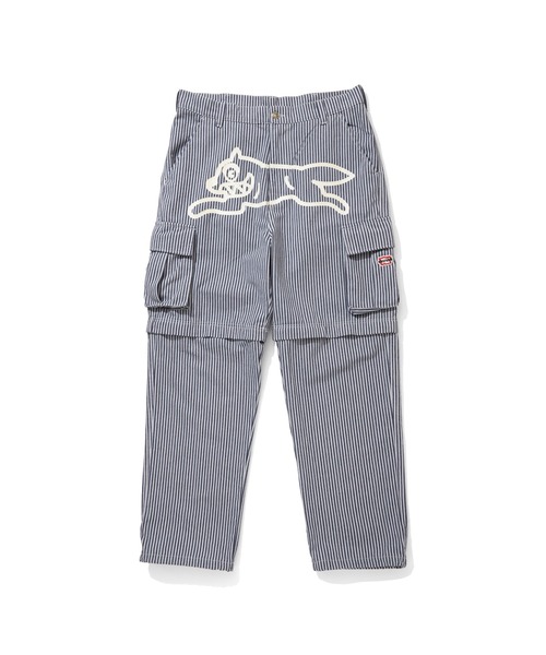 ICECREAM(アイスクリーム)の「2WAY WASHED DENIM CARGO PANTS(カーゴパンツ・メンズ・ライトブルー/ブラック/その他/ブルー・MEDIUM/LARGE/X-LARGE/SMALL)」の4枚目の写真