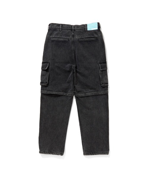 ICECREAM(アイスクリーム)の「2WAY WASHED DENIM CARGO PANTS(カーゴパンツ・メンズ・ライトブルー/ブラック/その他/ブルー・MEDIUM/LARGE/X-LARGE/SMALL)」の5枚目の写真