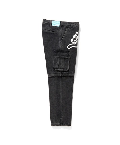 ICECREAM(アイスクリーム)の「2WAY WASHED DENIM CARGO PANTS(カーゴパンツ・メンズ・ライトブルー/ブラック/その他/ブルー・MEDIUM/LARGE/X-LARGE/SMALL)」の13枚目の写真