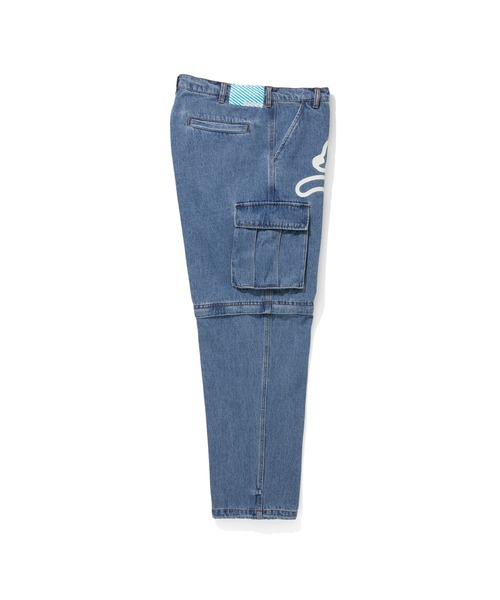 ICECREAM(アイスクリーム)の「2WAY WASHED DENIM CARGO PANTS(カーゴパンツ・メンズ・ライトブルー/ブラック/その他/ブルー・MEDIUM/LARGE/X-LARGE/SMALL)」の14枚目の写真