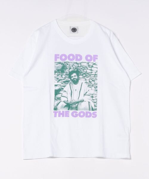 GOOD MORNING TAPES（グッドモーニングテープ）の「【Good Morning Tapes/グッドモーニングテープス】 Food Of The Gods S/S Tee 「Food Of The Gods」ショートスリーブTシャツ（Tシャツ/カットソー・メンズ・ホワイト・L/XL/M）」の4枚目の写真