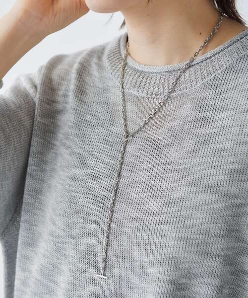 le.coeur blanc（ルクールブラン）の「2wayロングマンテルチェーンネックレス（ネックレス・レディース・ゴールド/シルバー・FREE）」の2枚目の写真