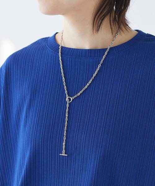 le.coeur blanc（ルクールブラン）の「2wayロングマンテルチェーンネックレス（ネックレス・レディース・ゴールド/シルバー・FREE）」の4枚目の写真