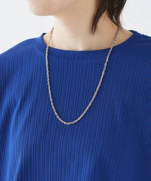 le.coeur blanc（ルクールブラン）の「2wayロングマンテルチェーンネックレス（ネックレス・レディース・ゴールド/シルバー・FREE）」の5枚目の写真