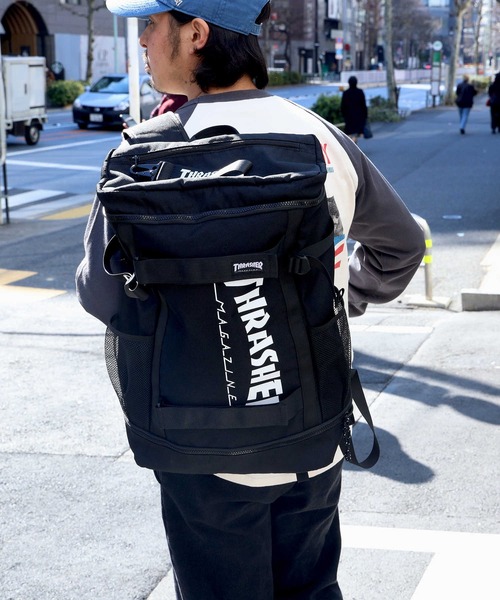 THRASHER（スラッシャー）の「【THRASHER】ボックスバックパック（バックパック/リュック・メンズ・ブラック・ONE SIZE）」の7枚目の写真