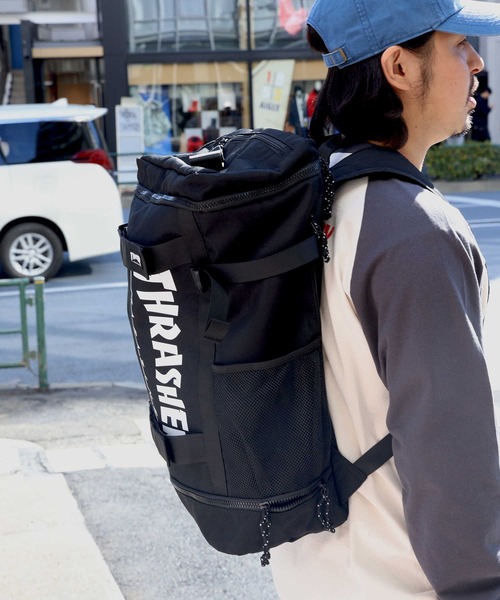 THRASHER（スラッシャー）の「【THRASHER】ボックスバックパック（バックパック/リュック・メンズ・ブラック・ONE SIZE）」の8枚目の写真