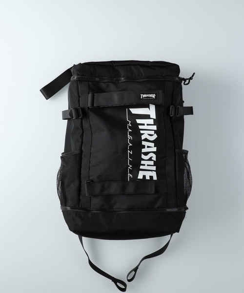 THRASHER（スラッシャー）の「【THRASHER】ボックスバックパック（バックパック/リュック・メンズ・ブラック・ONE SIZE）」の9枚目の写真