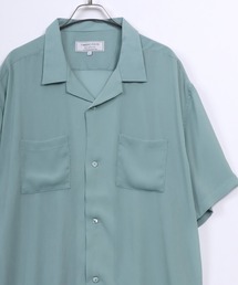 Willow Fabric Open Collar Shirt/楊柳 オープンカラーシャツ メンズ レディース
