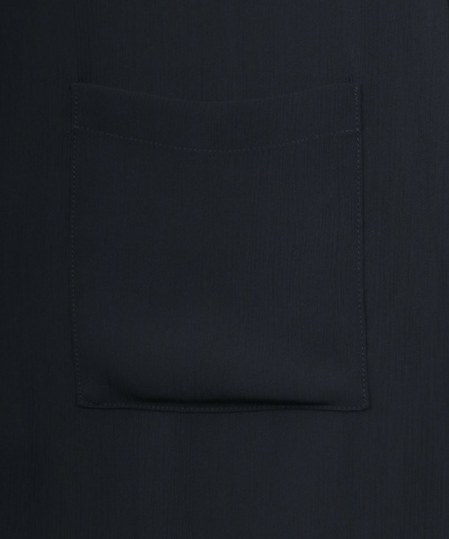 ANPAS（アンパス）の「Willow Fabric Open Collar Shirt/楊柳 オープンカラーシャツ メンズ レディース（シャツ/ブラウス・メンズ・ライトグリーン/ホワイト/サックスブルー/ブラック・LL/L/M）」の18枚目の写真