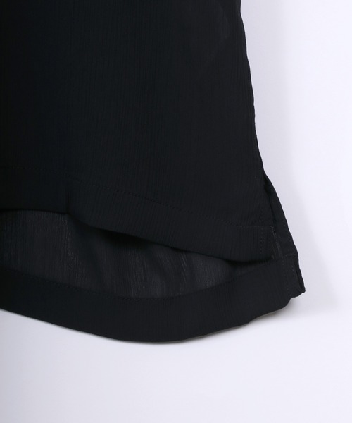 ANPAS（アンパス）の「Willow Fabric Open Collar Shirt/楊柳 オープンカラーシャツ メンズ レディース（シャツ/ブラウス・メンズ・ライトグリーン/ホワイト/サックスブルー/ブラック・LL/L/M）」の20枚目の写真