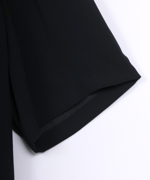 ANPAS（アンパス）の「Willow Fabric Open Collar Shirt/楊柳 オープンカラーシャツ メンズ レディース（シャツ/ブラウス・メンズ・ライトグリーン/ホワイト/サックスブルー/ブラック・LL/L/M）」の19枚目の写真