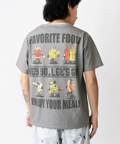5.8oz T/CドライFAVORITE FOOD Tee