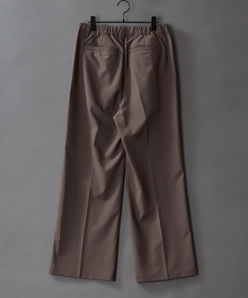SITRY（シトリー）の「SITRY 1Tuck Drape Semi Wide Straight Pants/別注 1タック ドレープ セミワイド ストレートパンツ スラックス（スラックス・メンズ・ホワイト/モカ/チャコール/ブラック/アイボリー・S/L/M/LL）」の10枚目の写真