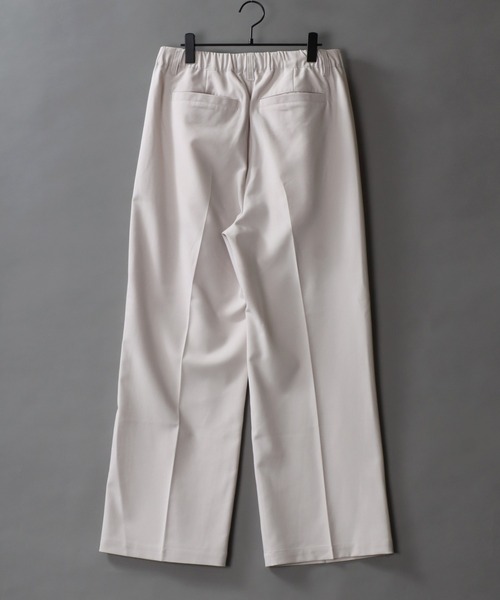 SITRY（シトリー）の「SITRY 1Tuck Drape Semi Wide Straight Pants/別注 1タック ドレープ セミワイド ストレートパンツ スラックス（スラックス・メンズ・ホワイト/モカ/チャコール/ブラック/アイボリー・S/L/M/LL）」の7枚目の写真