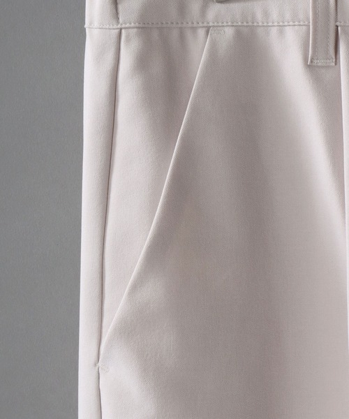 SITRY（シトリー）の「SITRY 1Tuck Drape Semi Wide Straight Pants/別注 1タック ドレープ セミワイド ストレートパンツ スラックス（スラックス・メンズ・ホワイト/モカ/チャコール/ブラック/アイボリー・S/L/M/LL）」の12枚目の写真