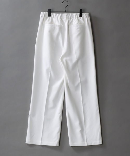 SITRY（シトリー）の「SITRY 1Tuck Drape Semi Wide Straight Pants/別注 1タック ドレープ セミワイド ストレートパンツ スラックス（スラックス・メンズ・ホワイト/モカ/チャコール/ブラック/アイボリー・S/L/M/LL）」の6枚目の写真