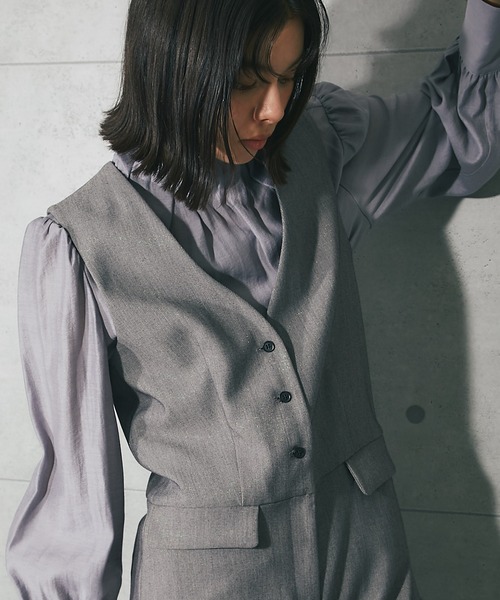 セール】ノースリーブVネックオールインワンパンツつなぎ（つなぎ