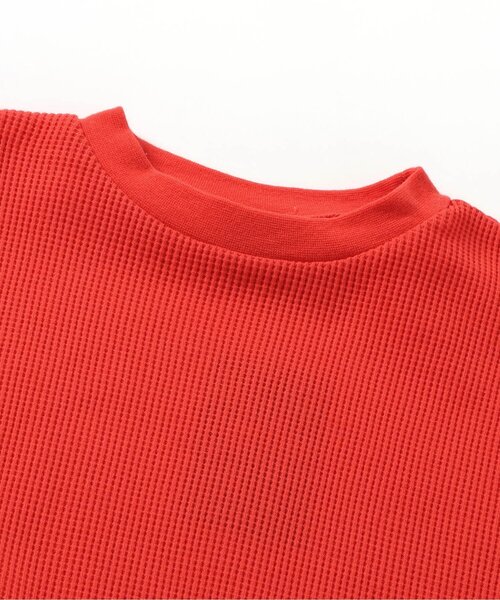 BREEZE（ブリーズ）の「WEB限定 ワッフルTシャツ（Tシャツ/カットソー・キッズ・レッド/ブラック/オフホワイト・80/90/100/110/120/130/140）」の16枚目の写真
