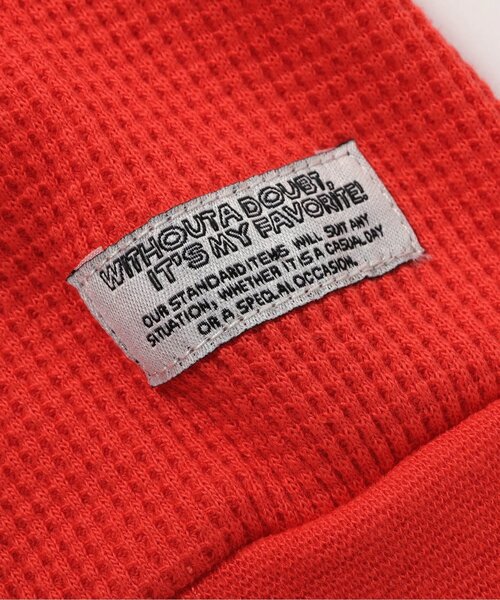 BREEZE（ブリーズ）の「WEB限定 ワッフルTシャツ（Tシャツ/カットソー・キッズ・レッド/ブラック/オフホワイト・80/90/100/110/120/130/140）」の19枚目の写真