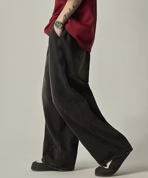 #24363 ハルソラタン　綿100 オールドデニム　バルーンパンツ　丈94cm jp530-r1.jpg