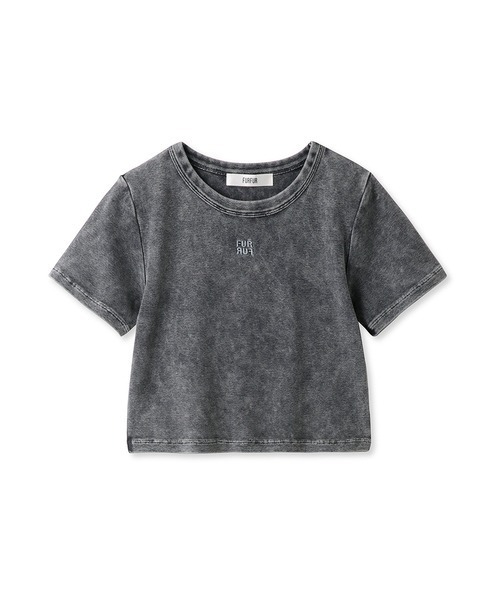 FURFUR ロゴ刺繍ピグメントダイTシャツ ファーファー 古着 y2k 韓国 FURFUR（ファーファー）の「ロゴ刺繍ピグメントダイTシャツ（T