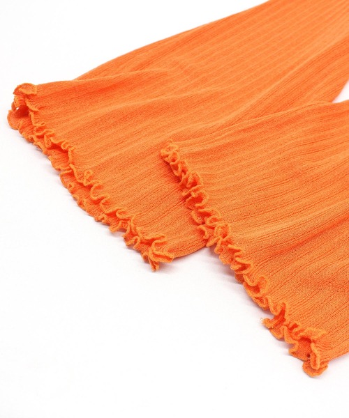 RNA(アールエヌエー)の「R4212 シアーフレアレギンス(その他パンツ・レディース・ブラック/オレンジ/ライム・MEDIUM)」の17枚目の写真