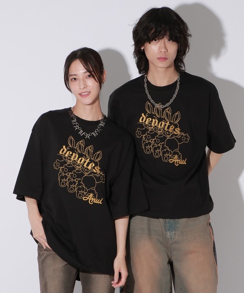 Anui（アニュイ）の「【UNISEX/2サイズ展開】ヤンキーラビットT