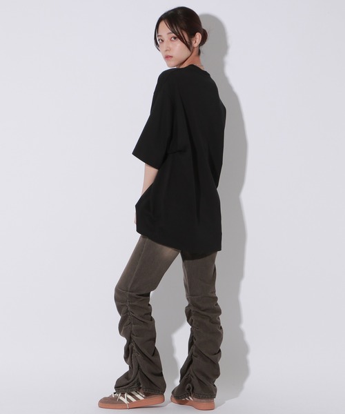 Anui(アニュイ)の「【UNISEX/2サイズ展開】ヤンキーラビットTシャツ(Tシャツ/カットソー・レディース・チャコールグレー/オフホワイト/ピンク/ブラック・MEDIUM/LARGE)」の11枚目の写真