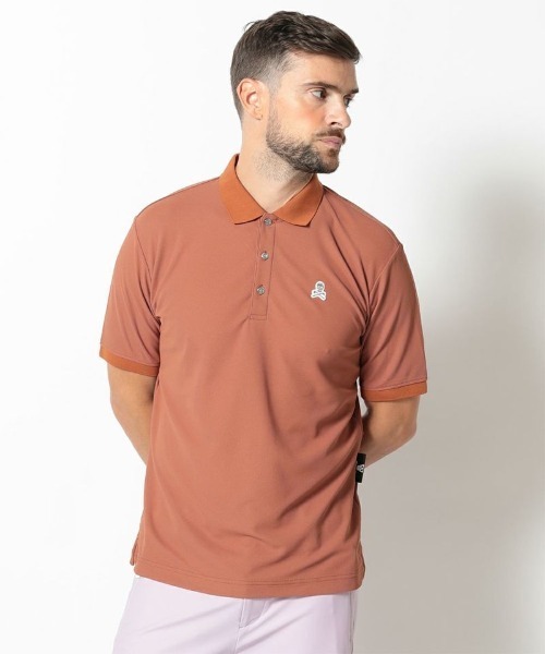 MARK&LONA ポロシャツ オレンジ メンズ MARK&LONA ポロシャツ オレンジ メンズ MARK&LONA マークアンドロナ