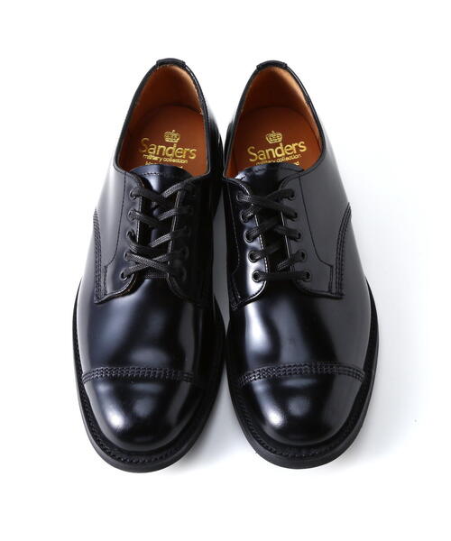 かかか　SANDERS(サンダース） MILITARY DERBY Sanders】MILITARY DERBY SHOES BROWN – Blue Beach Denim