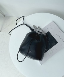 AS KNOW AS plus | ◎チェーン2WAY巾着バッグ(ショルダーバッグ)